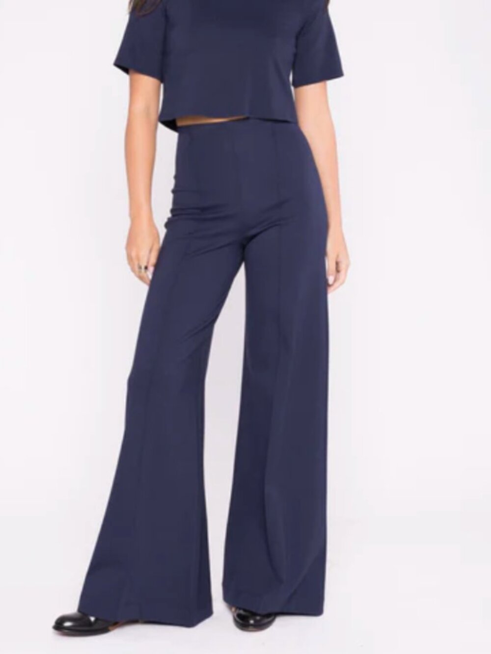 Ripley Rader Navy Ponte Knit Pants